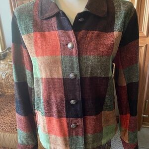Gorgeous Plaid Jacket by Christopher and Banks!